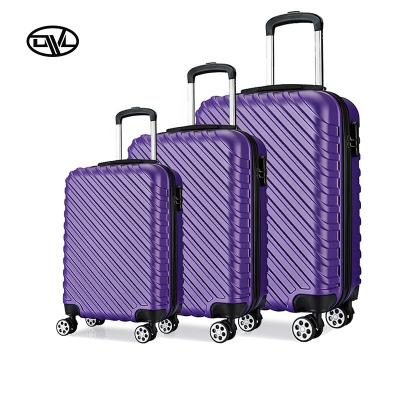 China ABS Environmental friendly ABS hand carry luggage suitcase maleta de viaje hard shell luggage bag for sale