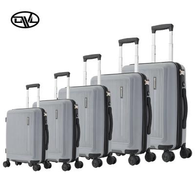 China 2022 PP Long Distance Travel Rolling Luggage Sets Spinner Valiz PP Suitcase Bag 5PCS Suitcase Tsa Lock Wheel Trolley for sale