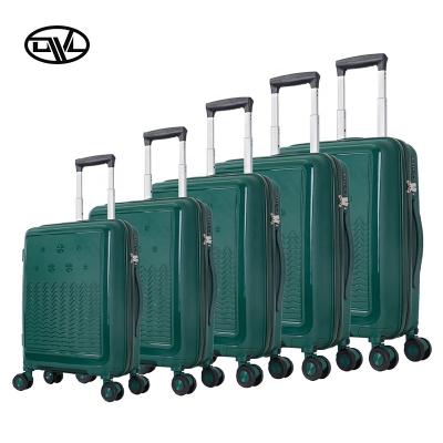 China OEM ODM Professinal Bottom Factory Travel Suitcase Luggage 24 Classic Trolley Suitcase PP Travel Luggage Sets With Cosmetic Bags for sale