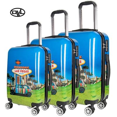 China Professional PC OEM Multi-shape Various Sizes And Printing ABS PC Children Trolley Suitcase Kids Travel Luggage for sale