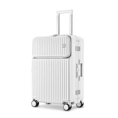 China Wholesale High Quality Fashionable Business Laptop Luggage Suitcase Boarding Luggage Carry On Luggage With Wheels for sale