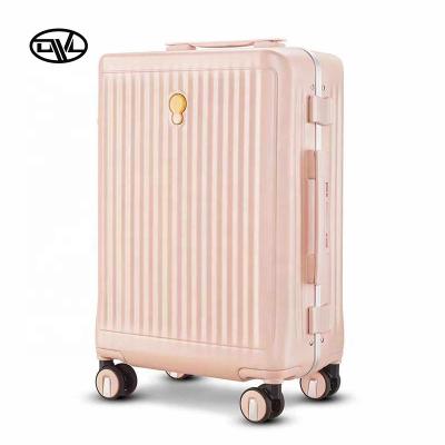 China Latest Design Original Design Men Direct Selling Large PC Factory Suitcase 24inch Flight Travel Trolley Luggage for sale