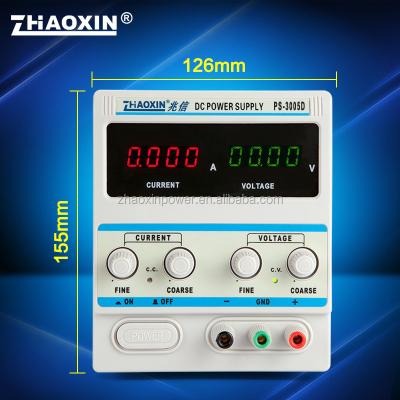 China PS-3005D Zhaoxin High Precision Digital Linear DC Power Supply Factory 278*126*154 for sale