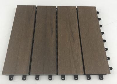 China 300x300x23mm WPC Decking Tiles , Wood Plastic Composite Decking Tiles for sale