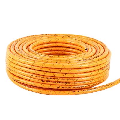 China Agricultural PVC Pesticide Chemical Spray Hose High Pressure Braided Hose 3 Layers 8.5mm BP 200BAR for sale