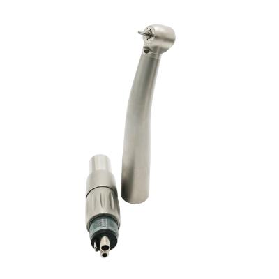 China Dental Clinic Amber Medical Quick Coupling Ceramic High Speed ​​Push Button Dental Clinic Fiber Ball Bearing Turbine Handpiece for sale