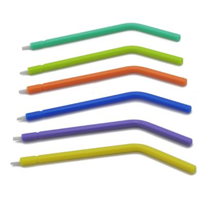 China Colorful Dental Clinic Core Dental Plastic Water Air Syringe Triple Way Plastic Tips for sale