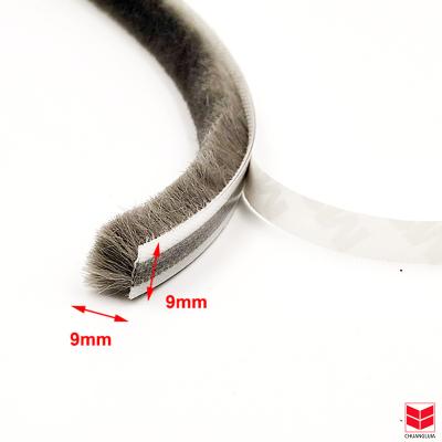 China CLJ Eco-friendly Plastic Seal Strip For Sliding Glass Door Wholesale At Low Price Pile Sealing Strip Self Adhesive Door Brush Bottom Seals for sale