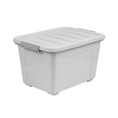 China Sustainable Factory Made Plastic Storage Box With Wheels, Colorful Storage Container for sale