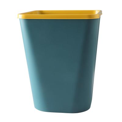 China Viable Wholesale Kitchen Household Waste Trash Bin Living Room Plastic Trash Bin for sale