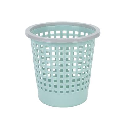 China New Design Viable Mesh Garbage Basket Rubbish Bin Trash Bin Plastic Paper Trash Can for sale