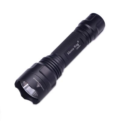 China 8xAMC7135 Camping Aluminum High Power XP-L HI V3 Police Mini Rechargeable Torch Led Flashlight for sale