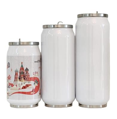 China Viable Custom Sublimation Sublimation Tumbler Steel Double Walled Insulated Empty Prouducst Soda Can for sale