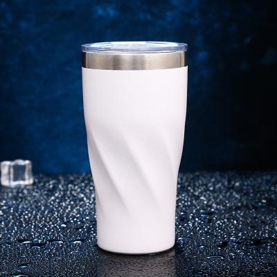 China Custom 30oz Stainless Steel Business Logo Double Wall Vacuum Custom Tumbler Mug with Powder Coated for sale