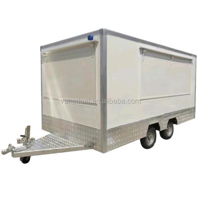 China Good quality with reasonable price individual customized ice cream kiosk for sale mobile room large food vending cart snack trailer for sale