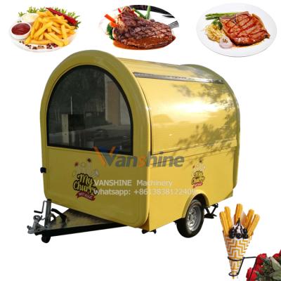 China Good quality with reasonable price hot selling mobile churros cart mobile fast food cart for sale for sale