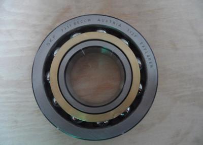 China Precision OPEN Angular Contact Ball Bearing 7311BECCM With Brass Cage for sale