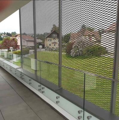 China Decorative Aluminum Mesh Architectural Mesh Phifer Black Screen For Stairs for sale