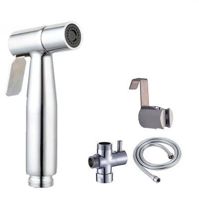 China Without Needles Bidet Toilet Sprayer Stainless Steel Handheld Bathroom Bidet Sprayer Set Baby Cloth Diaper Sprayer Reduce Toilet Paper for sale