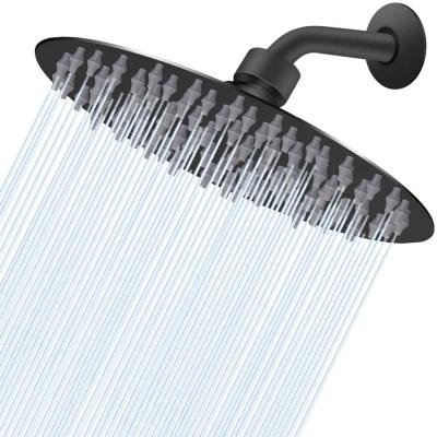 China With diverter luxury high pressure shower head - slim design - pressure lift, superior shower experience, stainless steel shower head (matte b for sale