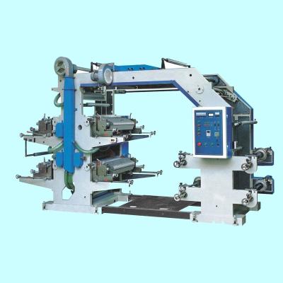 China Factory Hot Sales Stack Type 4 Colors Pe Flexo Printer Printing Machine for sale