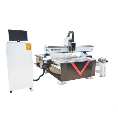 China Printing Shops Four Axis CNC Router Woodworking Machinery CNC Milling Machine Rotary Wood Carving Price for sale