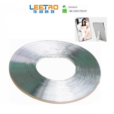 China Frame / Furniture Decoration Black Color PVC Edge Banding Flexible Plastic Strips For MDF Board for sale