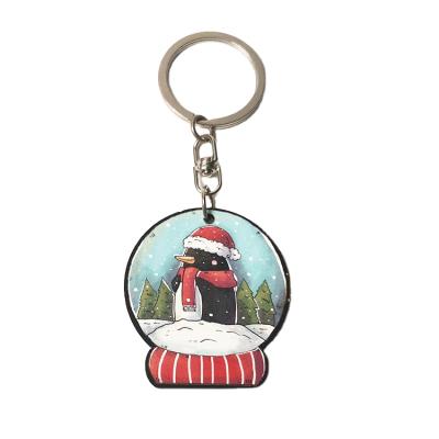 China Promotion Gift JIACAI Shape Design Custom Cartoon Bilateral Printing Key Chain for sale