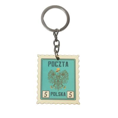 China Bilateral Key Chain Promotion Gift JIACAI Shape Custom Design Printing For Woman Girl for sale