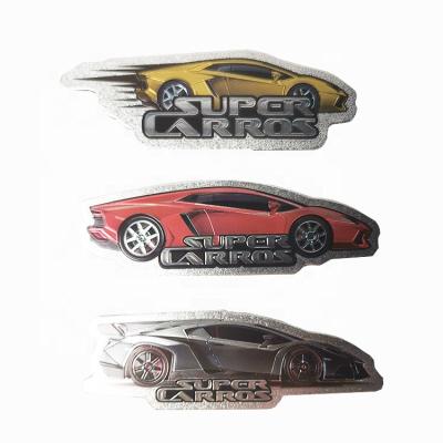 China Shape 3D Aluminum Foil Souvenir Fridge Magnet Factory Custom Fridge Magnets for sale