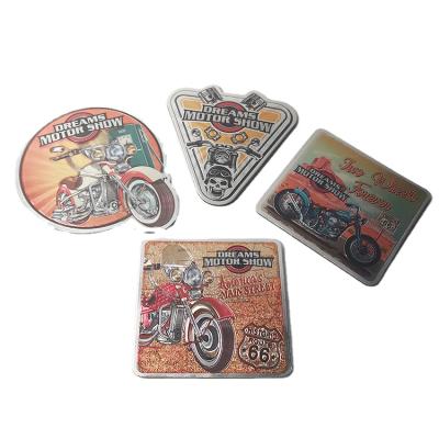 China Shape Custom Shape Souvenir Promotion 3D Motorcycle Aluminum Foil Souvenir Tourist Fridge Magnet for sale