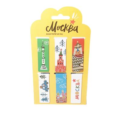 China Hippie Art Cartoon City Landmark Stationery Gift Souvenir Magnet Landmark Customization for sale