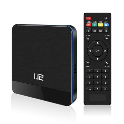 China Dual Full HD 1080P Full HD WiFi Android TV Box Amlogic S905X3 Internet TV Box for sale