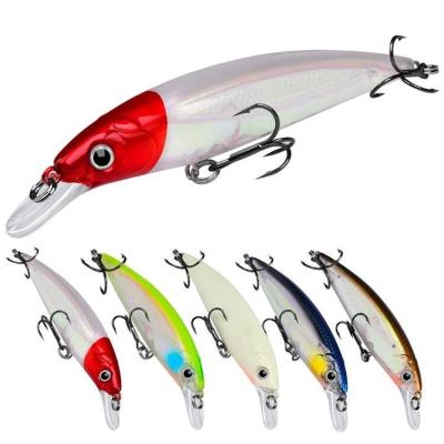 China High Quality ABS Plastic Minnow Bait With Eyes Artificial Fishing Lures 7g 9cm for sale