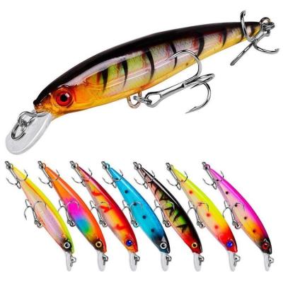 China High Quality ABS Plastic Minnow Bait With Eyes Artificial Fishing Lures 7.3g 8.2cm for sale