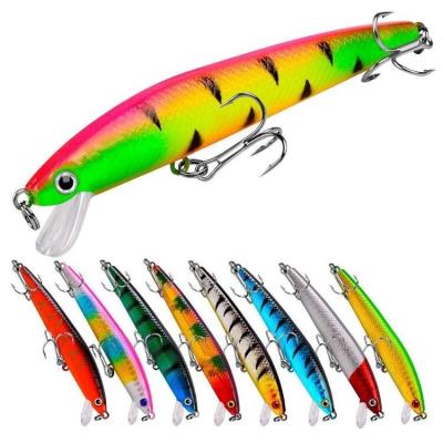 China High Quality ABS Plastic Minnow Bait With Eyes Artificial Fishing Lures 8.5g 9.5cm for sale