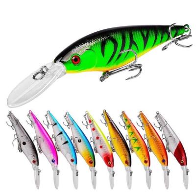 China High Quality ABS Plastic Minnow Bait With Eyes Artificial Fishing Lures 10.5g 11.5cm for sale