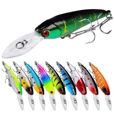 China High Quality ABS Plastic Minnow Bait With Eyes Artificial Fishing Lures 8.3g 9cm for sale