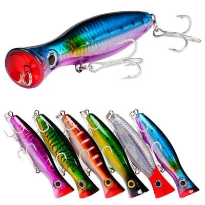 China Big Snap 43g Runtoo 130mm ABS Top Water Lure Artificial Bait Fishing Lure Snap for sale