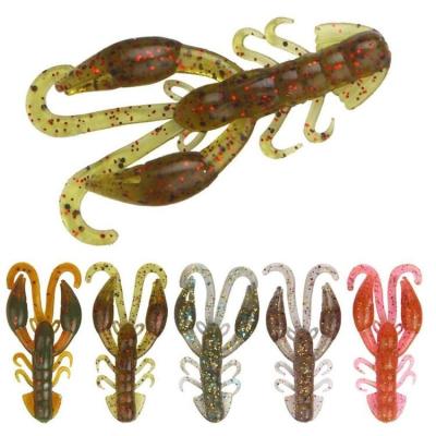 China RUNTOO Silicone Minnow 50mm 2g 5pc/Bag Instant Saltwater Flasher Bait Trout Bait Trout Lure Trolling Paddle Tail Soft Plastic Fishing for sale