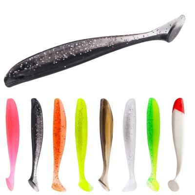 China RUNTOO Silicone Lure Plastic Fishing Lure Bionic Rubber Fishlike Soft Fish Baits Plastic Shad Baits for sale