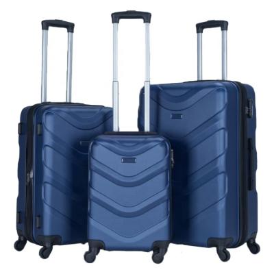 China Newest Style Fashionable Air Wheel ABS Customized 20/24/28 Sets Trolley Luggage Bags Travel Suitcase for sale