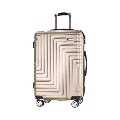 China Fashionable Wholesale Lucky Factory ABS Travel Bags Luggage Sets Trolley Bag Suitcase 20 24 28 for sale