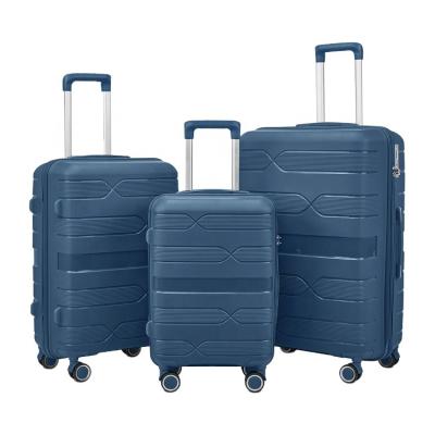 China Fashionable 20 24 28 Inch PP Luggage Suitcase Sets Carry On Suitcase Bag Travel for sale