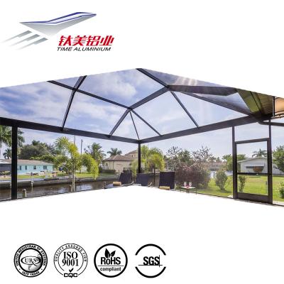 China Australia Swimming Pool Roof Cover Insulating Glass Frame With Best Design for sale