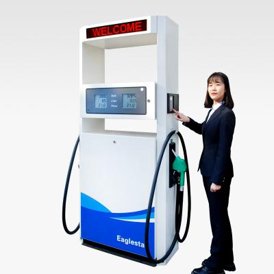 China Gas Station Factory Price Gasoline Gilbarco Diesel Fuel Dispenser For Gas Petrol Gas Station Two Spout Gilbarco Fuel Dispenser for sale