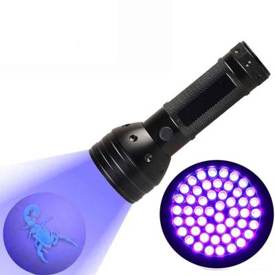 China For Pet Spots Use UV Flashlight Torch Light 3W 51 LED Scorpion UV Lamp Hook Curing Portable UV Lamp Flashlight Black Light for sale