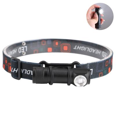 China USB Headlamp Rechargeable LED Head Torch Flashlight Camping Lanterna 3-Mode Portable Magnetic Work Light For Night Fishing for sale