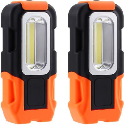 China Eco-friendly Pocket Emergency Battery Operated Car Repairing Light Magnetic COB Work LED Work Light With Hanging Hook for sale