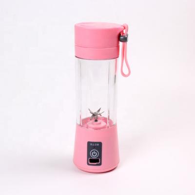 China Design 80W 380ML USB Rechargeable Car Fashion Portable Mini Smoothie Blender for sale